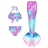 Marmaid Schwanz zum Schwimmen Swimming Tail Swimsuit Swimwear Bikini Set