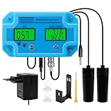 Jadeshay PH-Messgerät, PH-Tester, professioneller 3-in-1 PH/EC/Temp-Messgerät, Wasserdetektor, digitaler Wasserqualitätstester, Analysator mit LCD