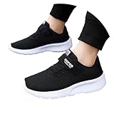 Sportschuhe Jungen Mädchen Mesh Atmungsaktiv Turnschuhe - Hallenschuhe Kinder Leicht Sneaker Kinderschuhe Breite Füße rutschfest Laufschuhe Tennisschuhe Sport Outdoor Hallenturnschuhe 2025