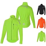 Brisk Bike Radsportjacke Atmungsaktive Ultraleichte Radsport-Laufjacke (Green, L)