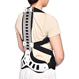 Kalastussaari Rückklammerhaltung Korrektor Einstellbarer Hunchback -Haltung Korrektur Atmungsaktives Raitener Schmerz Relief Verbessere die Thorax -Kyphose für Männer Frauen, L -Klammer