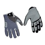 Abaodam 1Paar Kletterhandschuhe für Outdoor Aktivitäten Vollfinger Rutschfestes Design für Sicheres und Verstellbare Handgelenk Schnürung