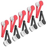 Vaguelly 10 Stück Brillenputztuch Auge Reiniger Zweck mehrere optisch brillenputzer brillenputzmaschine brillenputzspray Brillenputzmittel Tragbare Brillen sauber tragbare Brillenbürste Abs