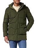 Geox Herren M HILSTONE M1428BT2666 Parka, Forest Night, 58