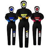 RTX MMA Judo Grappling Dummy -Boxenbeutel Brazilian BJJ Jiu Jitsu Standposition Wrestling BJJ Dummy Martial Arts Boxkartontraining Dummies - Leinwand - Ungefüllt