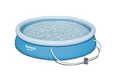 Bestway Fast Set Pool mit Filterpumpe, 366 x 76 cm, blau