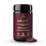 rubyni® aus Edelholunder (60 Kapseln) • 300mg Holunderbeeren Extrakt hochdosiert • Edelholunder mit 100% ElderCraft® • Schwarzer Holunder • Immunsystem stärken