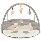 Bieco Krabbeldecke für Baby | Spieldecke Baby Spielbogen | Baby Gym Spielbogen Spielmatte Baby Krabbeldecke Spielebogen Babies Holz Spielbogen Baby Spieldecke Activity Decke Baby Spielmatte mit Bogen