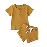 sunnymi 0-24 Monate Kleinkind Baby Boy und Girls Summer Top Pants Zweiteiliger Anzug