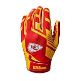 Wilson YTH NFL Stretch FIT Gloves, Youth