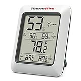 ThermoPro TP50 digitales Thermo-Hygrometer Innen Thermometer Raumthermometer mit Aufzeichnung und Raumklima-Indikator für Raumklimakontrolle Klima Monitor