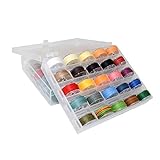 Veemoon 25Rollen DIY Schmuckseil Gewachste Schnur für Bastelprojekte Handgewebtes Seil zum Herstellen von Armbändern und Schlüsselringen Verschiedenen