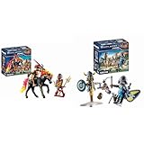 PLAYMOBIL Novelmore 71213 Burnham Raiders - Feuerritter, Spielzeug für Kinder ab 4 Jahren & Novelmore 71214 Novelmore - Kampftraining, Spielzeug für Kinder ab 4 Jahren