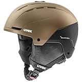 uvex Stance - robuster Skihelm für Damen und Herren - individuelle Größenanpassung - optimierte Belüftung - Brown-Black matt - 54-58 cm