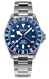 Sugess Seestern Titan-Serie, GMT, Blau, NH34, Saphir, 200 m Taucher, Taucher, BNIB
