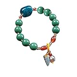 Timer-Armbanduhr, Blumen-Perlen, Kristall-Armband, mehrfarbig, einfache und frische Armbänder, um Freundinnen und Freunden Geschenke zu senden Bowling-Ohrringe, Glas, Ohne Edelstein