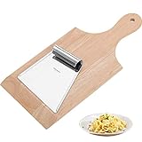 Westmark Spätzle-Set, Spätzle-Holzbrett und Edelstahlschaber für die traditionelle Zubereitung von Spätzle, Holz/Rostfreier Edelstahl, Hellbraun/Silber, 61162240