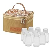 Gewürz-Organizer-Tasche, tragbares Set, Reise-Gewürz-Set, tragbarer Gewürzhalter, trennbare Aufbewahrungstasche für Outdoor-Reisen, Camping, Grillen, Picknick oder Reise-Set