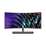 HUAWEI MateView GT 34' Ultrawide Curved Gaming Monitor, 165Hz, 21:9 WQHD 3440x1440, 3K+, 1500R, Dual 5W Speaker SoundBar, Touch Volume Control, 360° Dual Mics, USB-C, HDMI, DP, Black