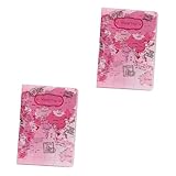 VALICLUD 2St Reisepassetui personenschutz Personal Protection Card Holder cardholder Karten Halter Pinker Ausweis Hülle Reisedokumentenkoffer Ausweishalter Inhaber eines Reisedokuments Rosa