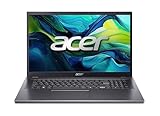 acer Aspire 17 (A17-51M-77Z7) Laptop, 17' FHD IPS Display, Intel Core i7-13620H, 16 GB RAM, 512 GB SSD, Intel UHD Graphics, Windows 11, QWERTZ Tastatur, grau