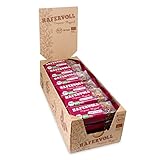 HAFERVOLL Organic Flapjack Berry & Cashew, 18 x 60 g Müsliriegel - Bio-zertifiziert, mit Honig ohne Zusatz von Zucker, Hafer, im Ofen gebacken