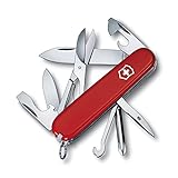 Victorinox Schweizer Taschenmesser Super Tinker, Swiss Army Knife, Multitool, 14 Funktionen, Klinge, Dosenöffner, Schraubendreher 3 mm