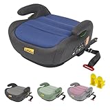 Jovikids Sitzerhöhung Auto Kinder ISOFIX, ECE R129 Kindersitzerhöhung 125-150cm, Verdickter Stoffbezug & Isofix Einführhilfe, Leicht Waschbar