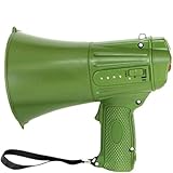 DGSYUAN Megaphon Hand-Megaphon-Megafone Mit Eingebauter Sirene, Outdoor-Aktivitäten, Bullhorn-Lautsprecher Megaphone