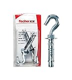 Fischer Stahldübel TA M 8 G K mit Haken zur Befestigung auf Beton und Beton