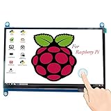 Pardarsey HDMI TFT LCD Display Monitor 7 Zoll 1024X600 HD Bildschirm mit Touch Funktion für Raspberry Pi B+/2B Raspberry Pi 3B