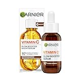 Garnier Vitamin C Nachtserum gegen dunkle Flecken, Für jede Haut, Gesichtsserum mit Niacinamid und Salicylsäure, Anti-Dark Spot Serum, SkinActive, 1 x 30 ml