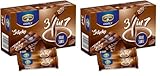 KRÜGER Family 3 in 1 Schoko, Instant Kaffee Sticks mit löslichem Kaffee, Kaffeeweißer, Zucker & Schokoladen-Aroma, 10 Sticks (18g) (Packung mit 2)