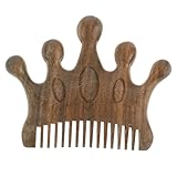 SAFIGLE Kamm Aus Grünem Sandelholz Klein Für Die Kopfhaut Multifunktionaler Massagekamm Kopfhaut -massagewerkzeug Naturholzkamm Kamm Für Zu Hause Hölzern Light Brown