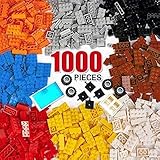 1050 Pieces Classic Building Blocks - 1.6 kg Classic Bricks Box, Compatible with Lego Plates, Basic Building Bricks Set, Suitable for Boys and Girls from 6 Years