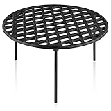 BBQ-Toro Gusseisen Grillrost Ø 35 cm mit 3 Beinen | rund | Dutch Oven Untersetzer, Grill Zubehör | Dreibein, Grillgitter, Gussrost, Topfständer, Gitterrost, Feuergitter, Grillplatte, Gusseisenrost