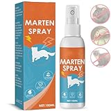 Seasboes Marderspray für Auto, 100ml Marderabwehr Auto zum Marder Vertreiben, Marderschreck Auto Spray, Abwehrspray Gegen Marder, für Auto, Dachboden, Garten