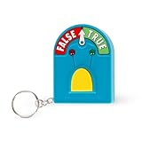 Legami - Mini Lie Detector, Mini Wahrheit Maschine mit Licht und Sound, Spiel, Optionen True oder False, 5.1 x 7 x 2 cm
