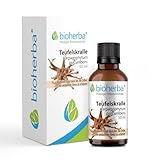 BIOHERBA Teufelskralle Harpagophytum procumbens - Tinktur 50 ml - Mit Riboflavin für Energiestoffwechsel & Zellschutz, Unterstützt vor oxidativem Stress, PZN 17187250