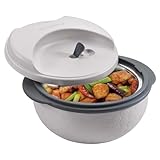 Mikrowellengeeignet Edelstahl-Lunchbox -Thermobehälter/Schüssel aus Edelstahl -Weithalsdesign -leicht zu öffnender Deckel -Warmhaltebox, gesunde Mahlzeitenvorbereitung- hält Speisen warm/kalt -450ml