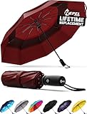 Repel Umbrella - Regenschirm - Taschenschirm - Öffnen und Schließen automatisch - Klein, kompakt, leicht, stark, winddicht und sturmfest - für Herren und Damen