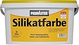 Primaster Silikatfarbe weiß 5 l Innen und Außen Farbe