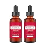 Hagebuttenöl Bio Kaltgepresst Gesicht | Feuchtigkeitsspendendes Hautpflegeöl | Ätherisches Hagebuttenöl Für Nägel, Haare, Körper, Gesicht, 30 ml (2er-Pack)