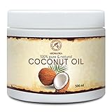 Kokosöl 500ml - Cocos Nucifera - Indonesien - Kaltgepresst - Rein & Natürlich - Kokosnussöl - Unraffiniert - Körperbutter - Pflege für Gesicht - Haare - Körperpflege - Coconut Oil