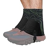 Lunaanda Trailrunning-Schuhgamaschen zum Laufen - Trail Low Gaiters - Wasserdichte Trail Gaiters Low Gamasche für perfekten Laufschutz