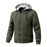 Elsa Keith Kapuzenpullover für Herren Outdoor Fashion Top Casual Schlichter Kapuzenjacke Sport Passform Fitness Jacket Basic Pullover Sportswear Bequem Vintage Sweatjacke Regular Lange Workerhoodie