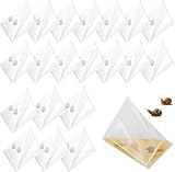 Mikiuly Schneckenfalle Garten Bierfall Schneckenzaun Schneckenabwehr Hochbeet Schneckenschutz Kunststoff Schneckenschutz für Salat, Erdbeere, 20pc