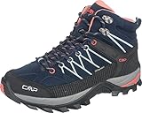 CMP Rigel Mid Trekking- & Wanderhalbschuhe Damen, Blau (B.Blue-Giada-Peach 92ad), 39 EU