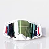 IZHAOGJING Motocross Brille, Crossbrille Motocross Goggles Road Dirt Bike Brille Motorrad Helme Goggles Sport Gläser Moto Brille Set(O)