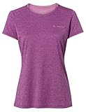 VAUDE Essential T-Shirt für Damen in magenta, Größe 44 – Schnelltrocknendes & pflegeleichtes Sport Shirt, Atmungsaktives Outdoor T-Shirt mit Rundhals, Ideal für Fahrradreisen, Wandern & Trekking